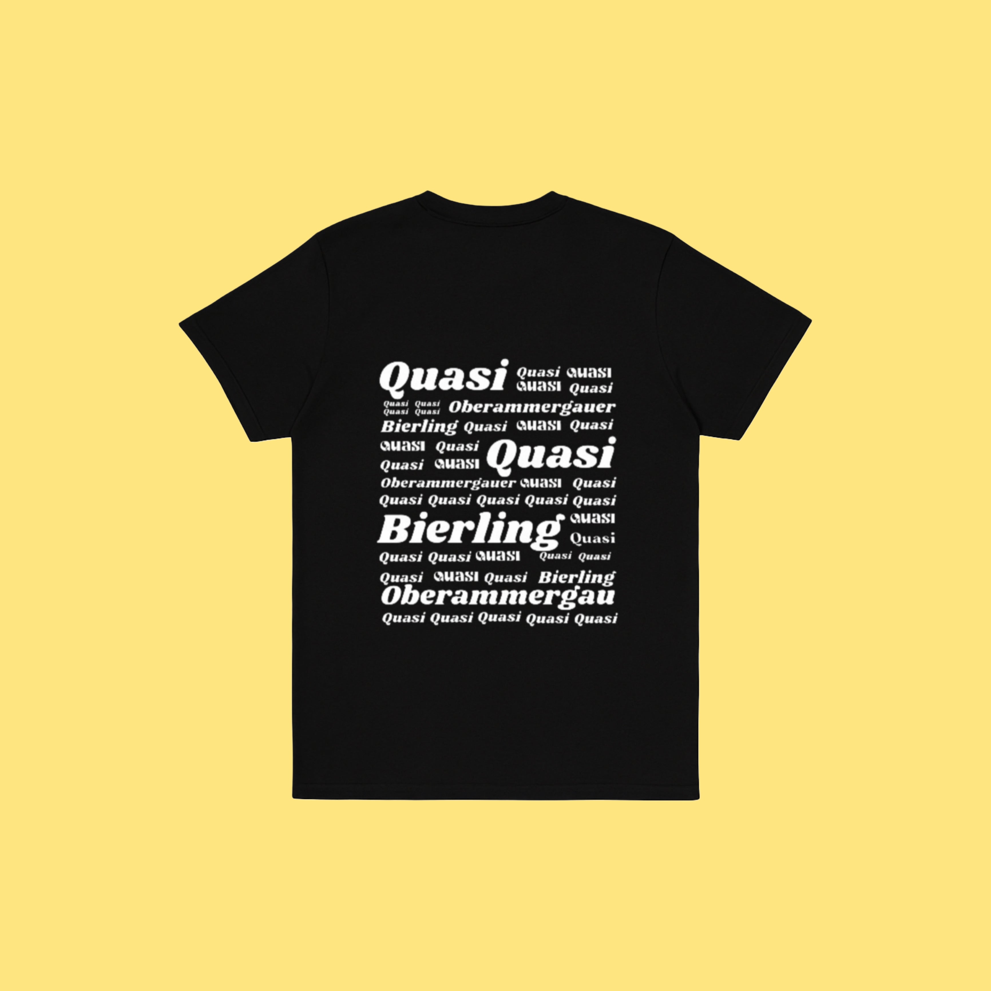 quasi, quasi, quasi backprint T-Shirt